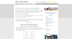 Desktop Screenshot of greyorgray.com